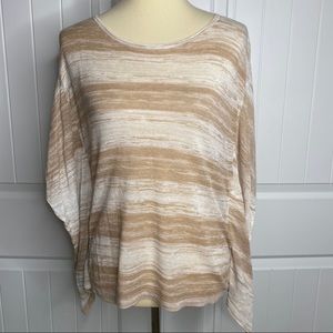 5/$25! Ann Taylor LOFT knit poncho kimono top size medium